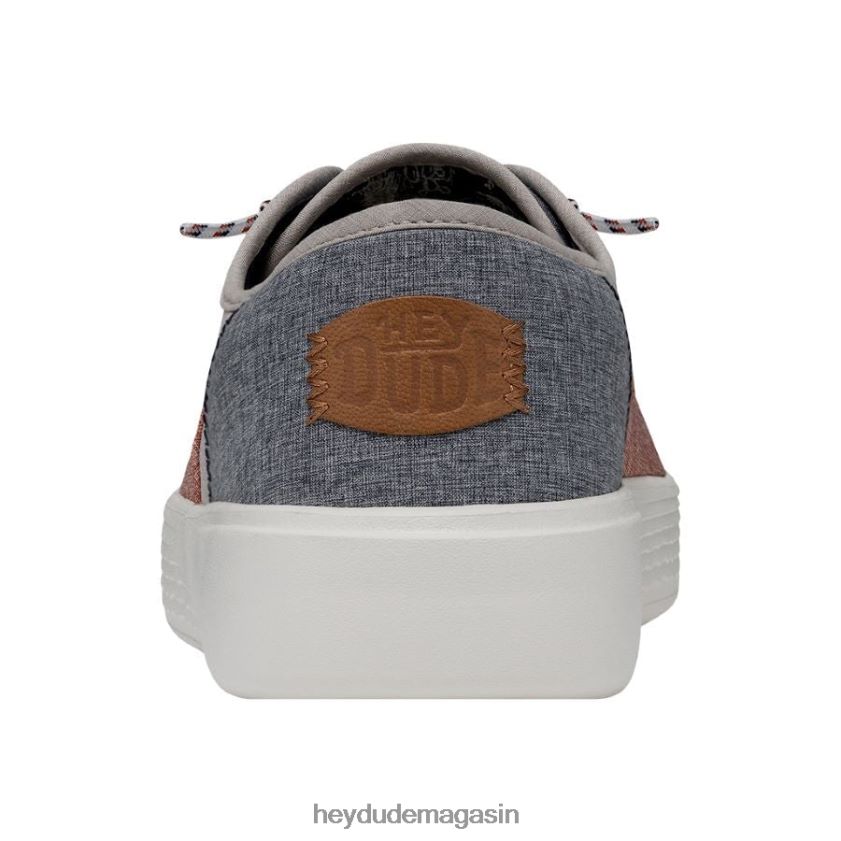 Hey Dude femmes artisanat conway rouge blanc bleu chaussures DT40T4234
