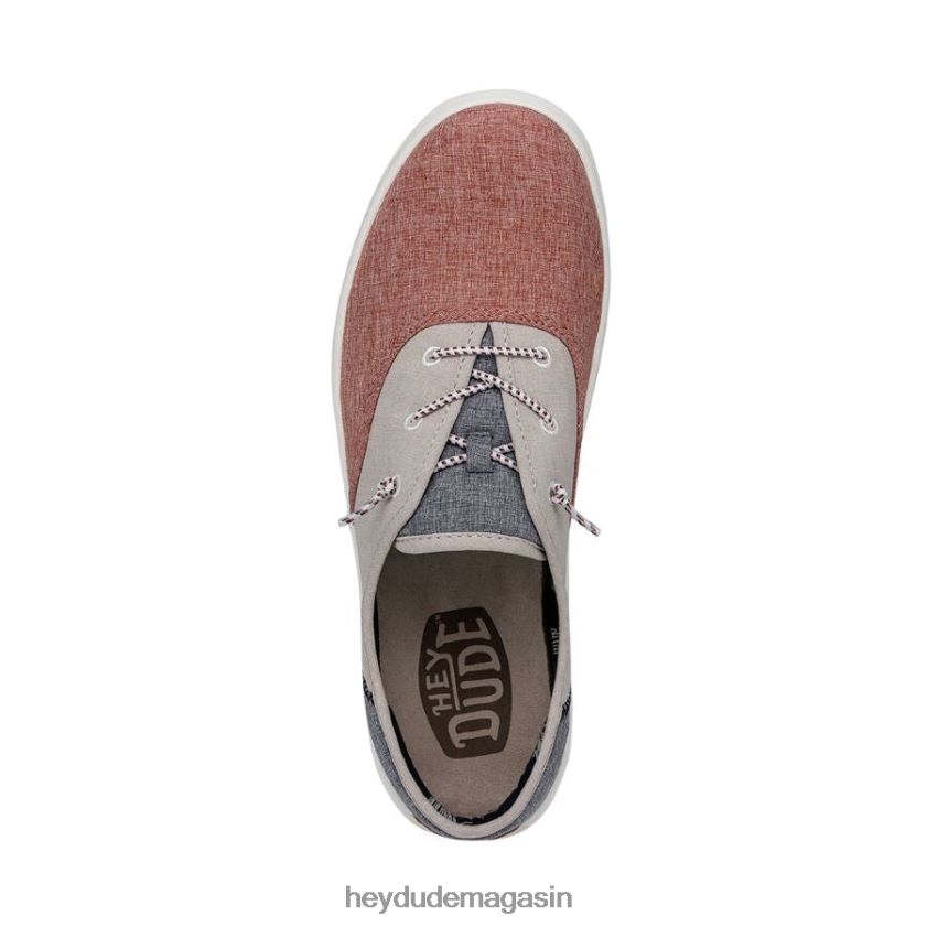 Hey Dude femmes artisanat conway rouge blanc bleu chaussures DT40T4234
