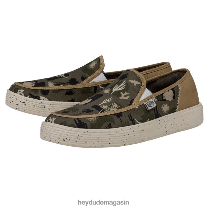 Hey Dude femmes désert de Sunapee vert chaussures DT40T4245