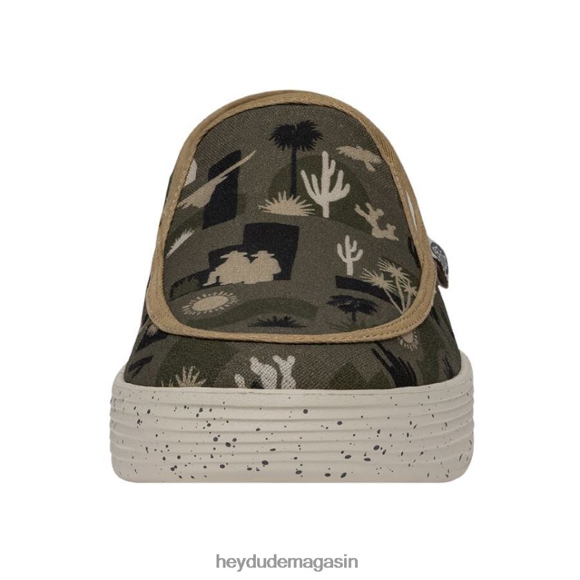 Hey Dude femmes désert de Sunapee vert chaussures DT40T4245