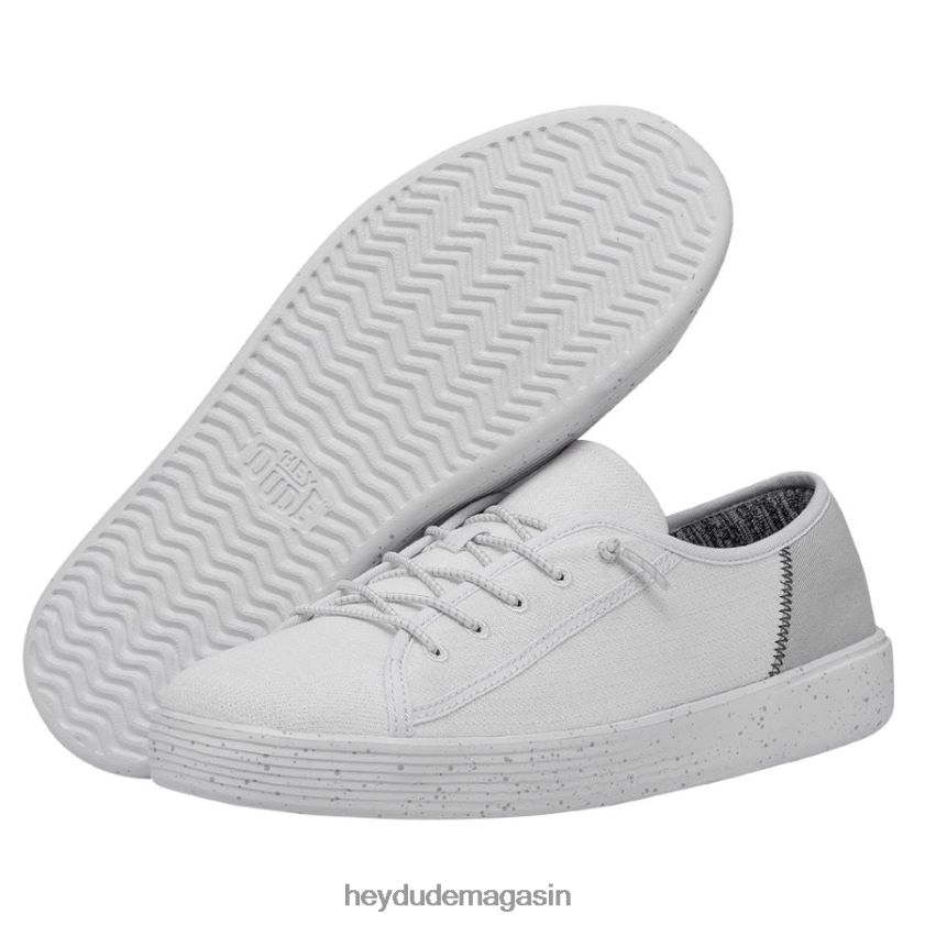 Hey Dude femmes maille de sport cody blanc chaussures DT40T4218