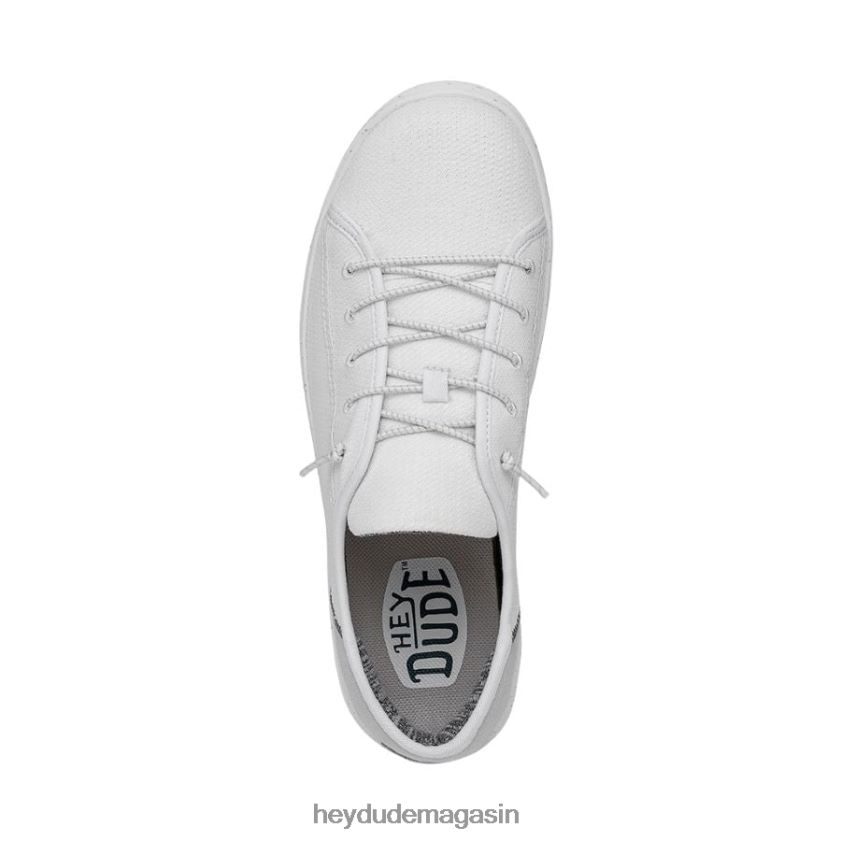 Hey Dude femmes maille de sport cody blanc chaussures DT40T4218