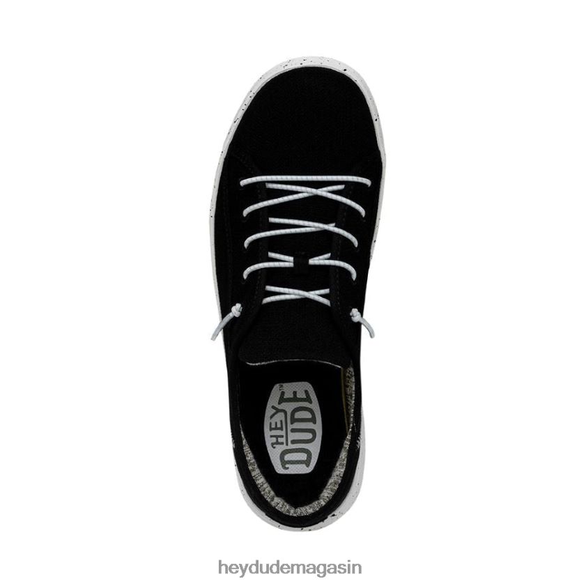 Hey Dude femmes maille de sport cody noir chaussures DT40T4220