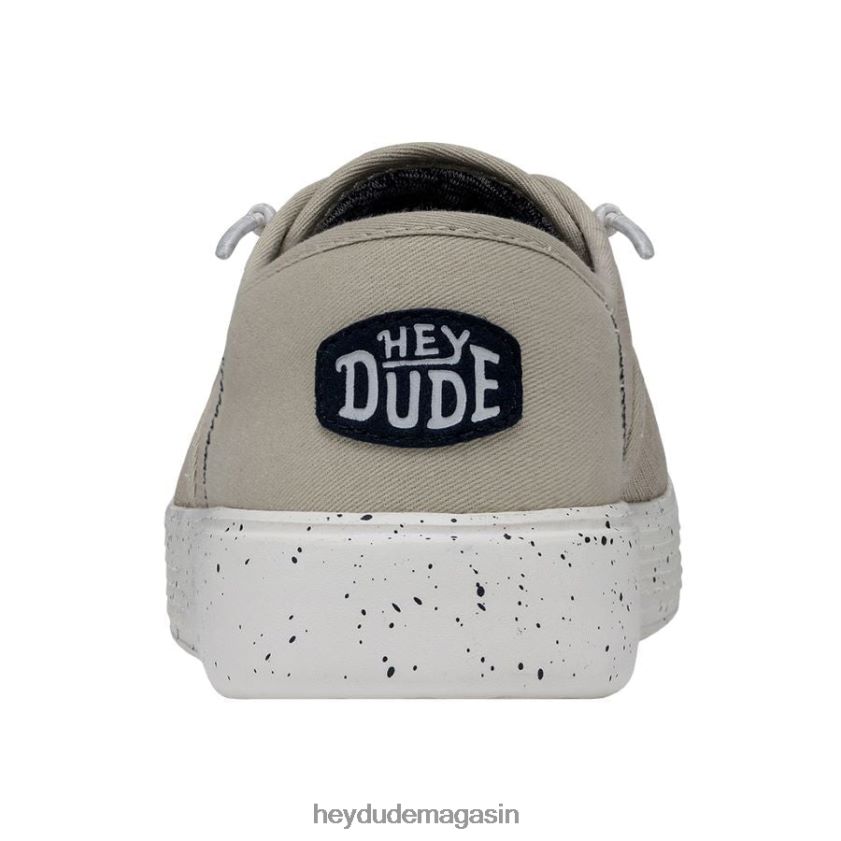 Hey Dude femmes maille de sport conway blanc cassé chaussures DT40T4237