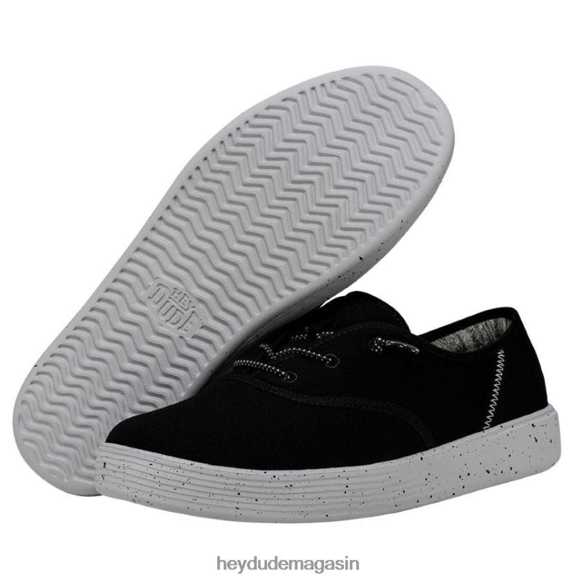Hey Dude femmes maille de sport conway noir chaussures DT40T4235