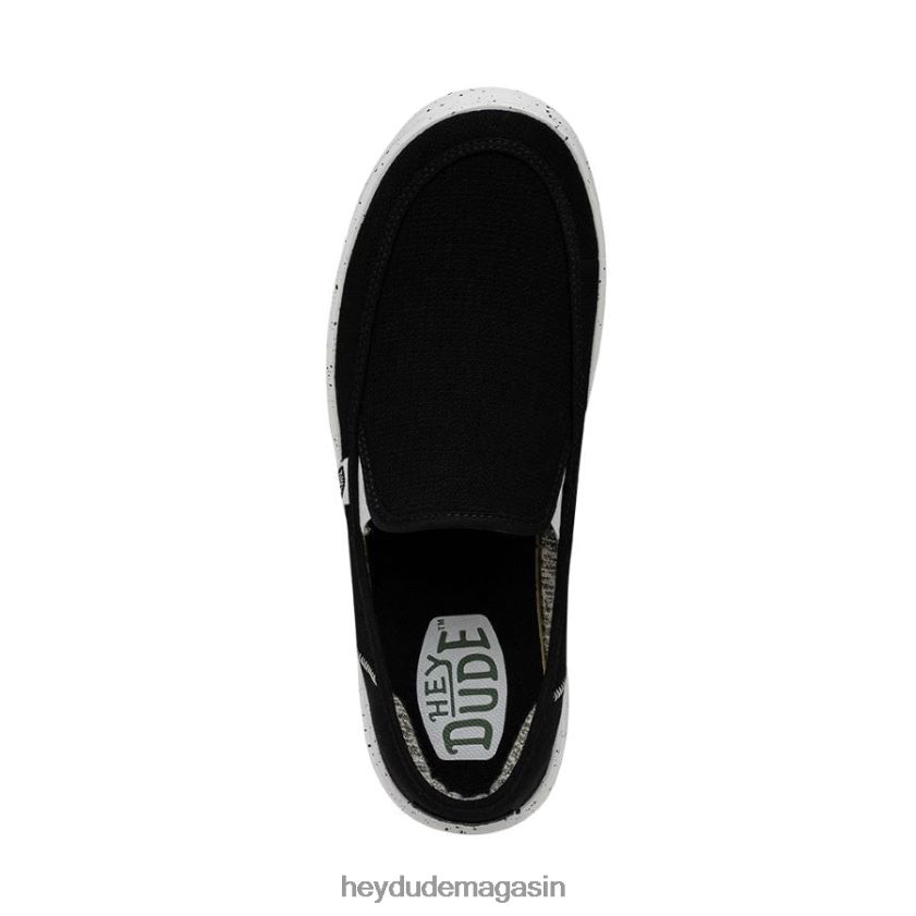 Hey Dude femmes maille de sport sunapee noir chaussures DT40T4244