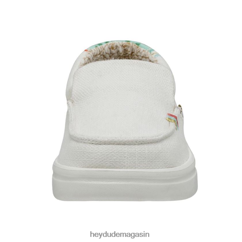 Hey Dude femmes montée brumeuse blanc azur chaussures DT40T4224