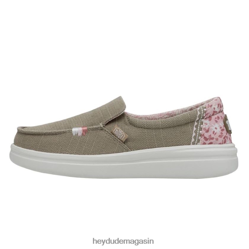 Hey Dude femmes montée brumeuse rose du désert chaussures DT40T4225