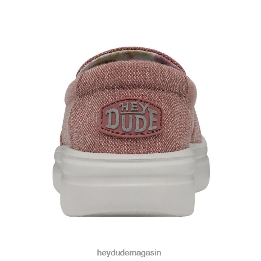 Hey Dude femmes montée brumeuse rose poussiéreux chaussures DT40T4227