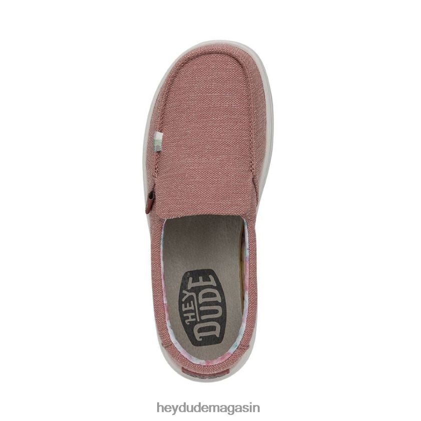 Hey Dude femmes montée brumeuse rose poussiéreux chaussures DT40T4227