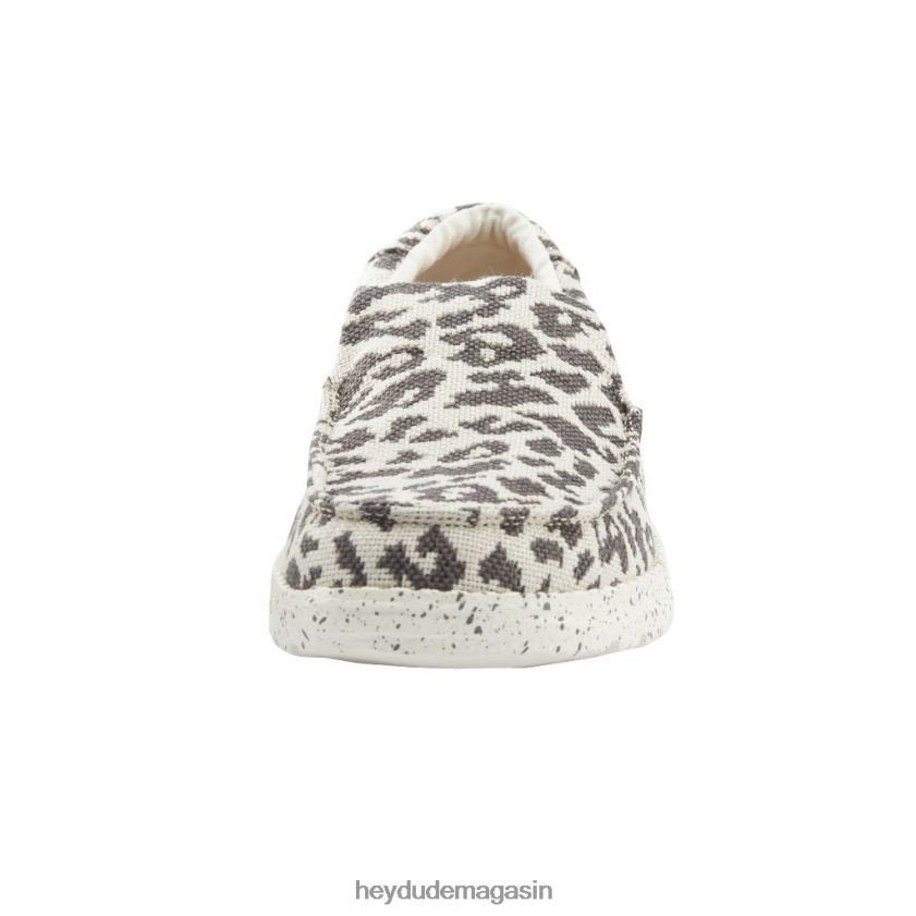 Hey Dude femmes tissé brumeux guépard gris chaussures DT40T4230