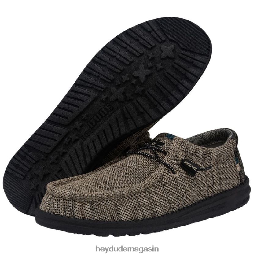 Hey Dude Hommes Wally Sox loup des bois chaussures DT40T4333