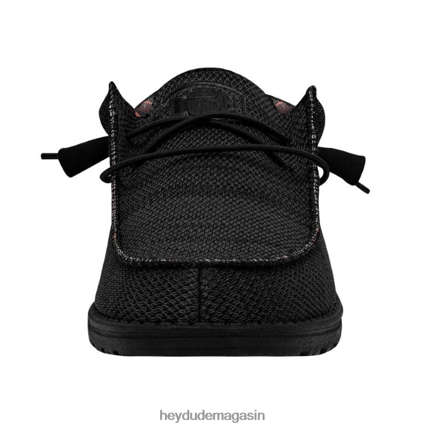 Hey Dude Hommes Wally Sox noir de jais chaussures DT40T4340