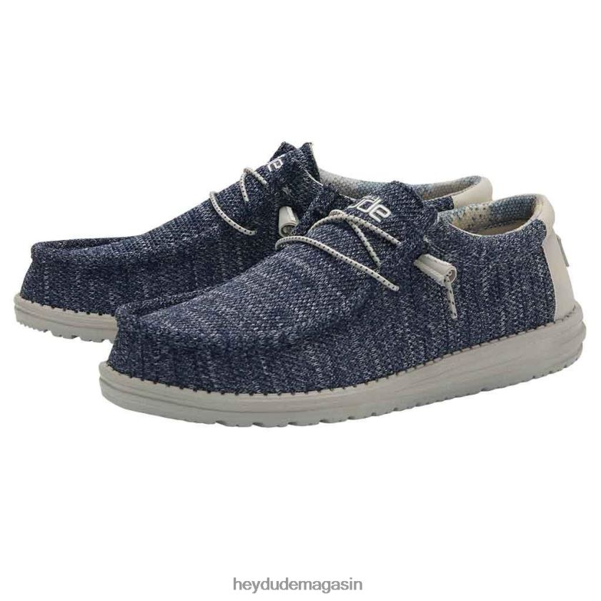 Hey Dude Hommes Wally Sox océan au clair de lune chaussures DT40T4341