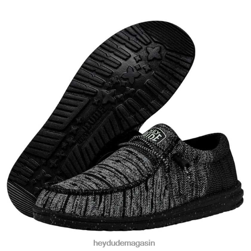 Hey Dude Hommes Wally Tri minerai d'ardoise chaussures DT40T4406
