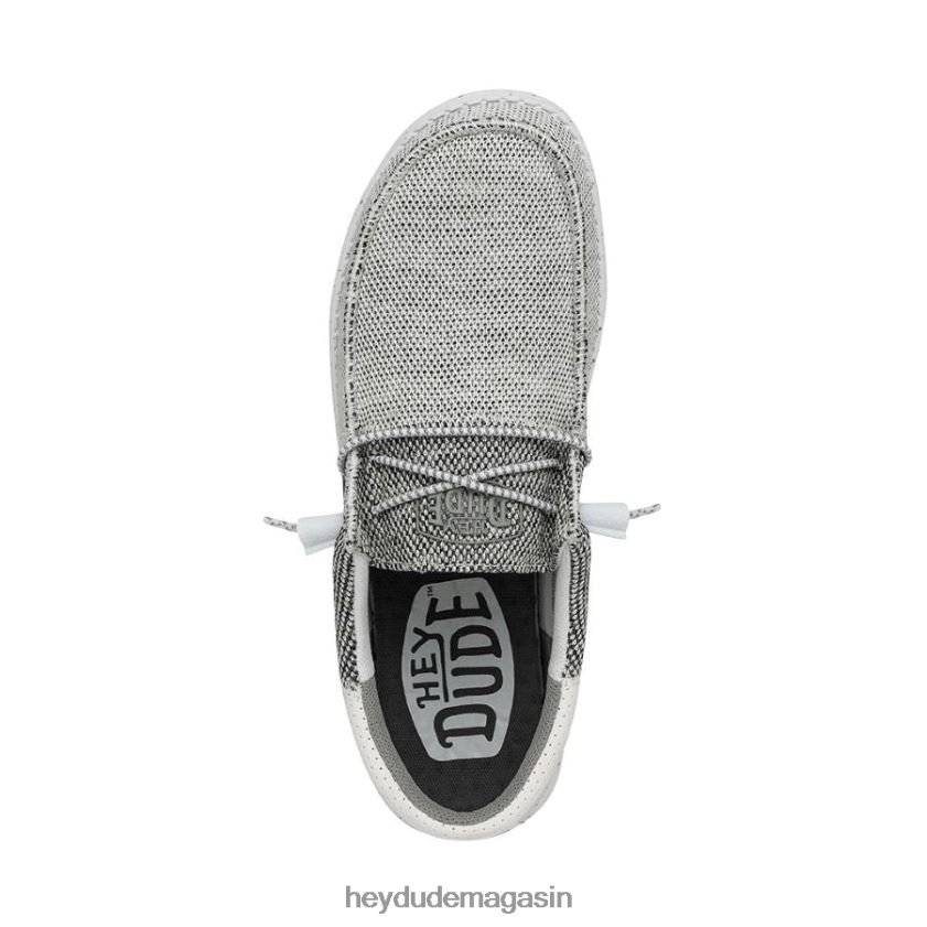 Hey Dude Hommes Wally Tri pierre blanche chaussures DT40T4414