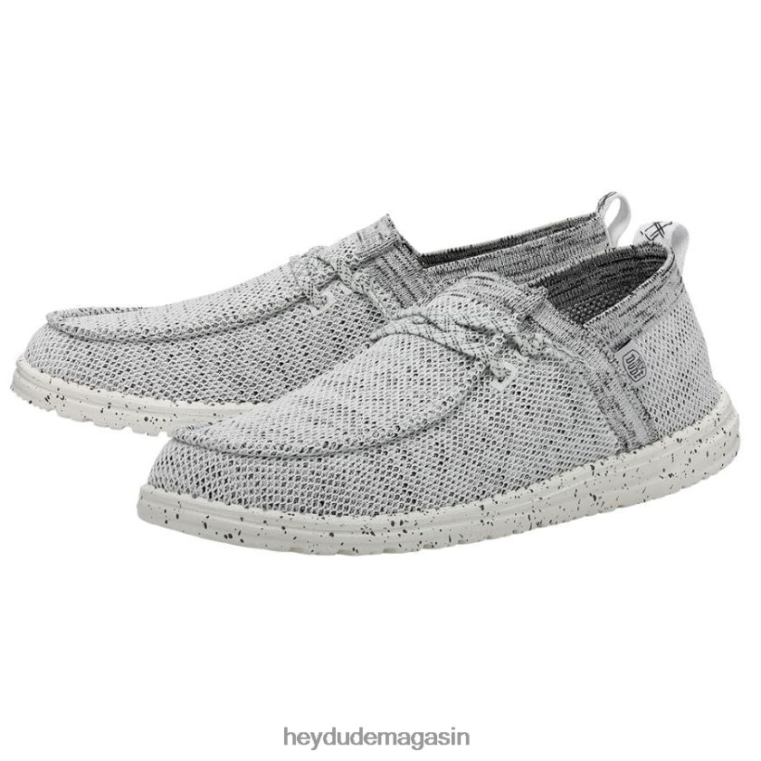 Hey Dude Hommes Wally auréole pierre blanche chaussures DT40T4470