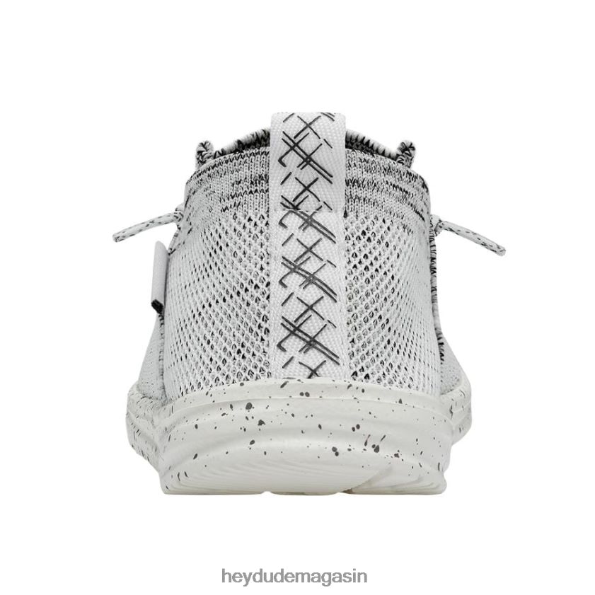 Hey Dude Hommes Wally auréole pierre blanche chaussures DT40T4470