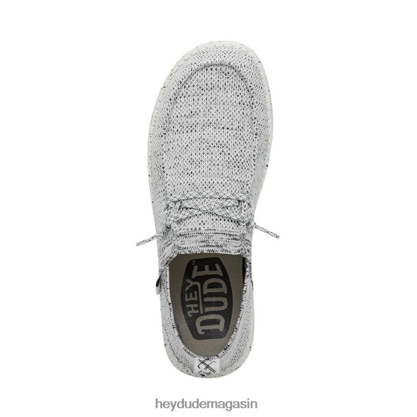 Hey Dude Hommes Wally auréole pierre blanche chaussures DT40T4470