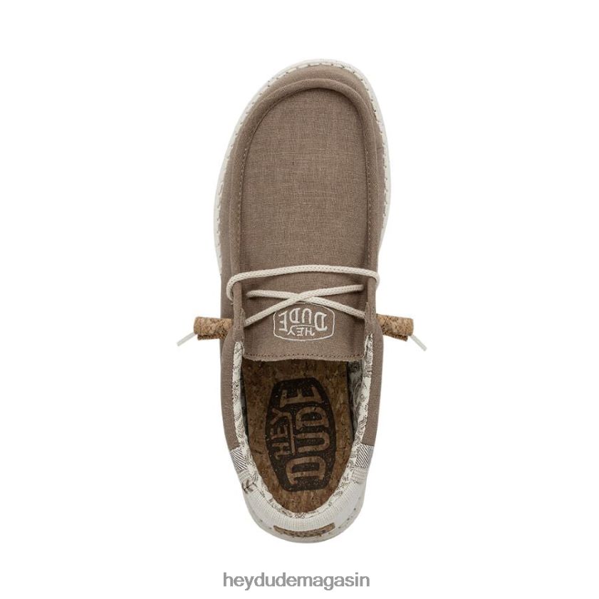 Hey Dude Hommes Wally casse le point argile chaussures DT40T4361