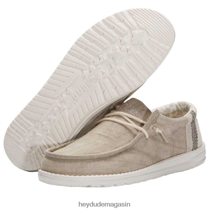 Hey Dude Hommes Wally casse le point kaki chaussures DT40T4359