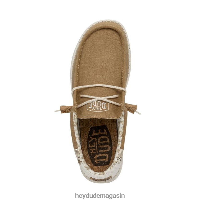 Hey Dude Hommes Wally casse le point ocre chaussures DT40T4448