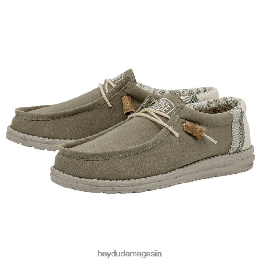 Hey Dude Hommes Wally casse le point tond chaussures DT40T4360