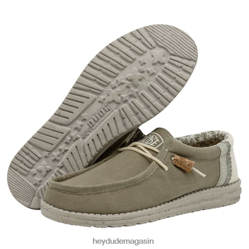 Hey Dude Hommes Wally casse le point tond chaussures DT40T4360