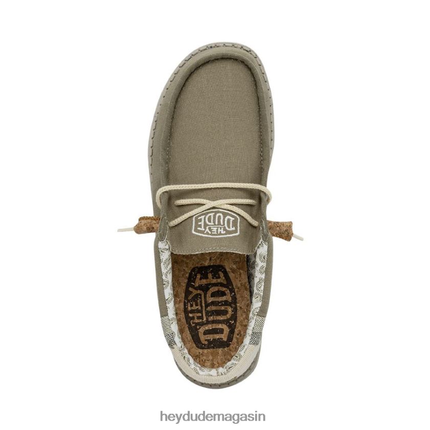 Hey Dude Hommes Wally casse le point tond chaussures DT40T4360