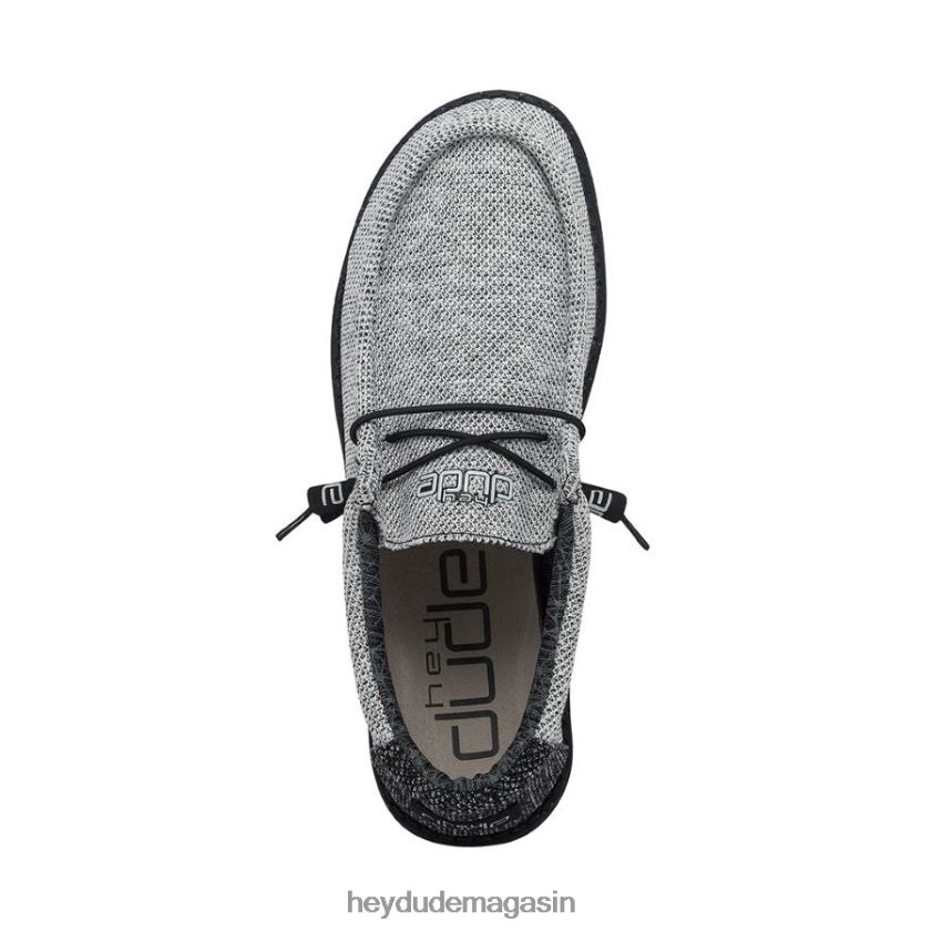Hey Dude Hommes Wally s'étire Web sombre chaussures DT40T4314