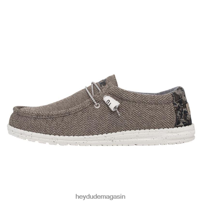 Hey Dude Hommes Wally s'étire camouflage de dunes de sable chaussures DT40T4326