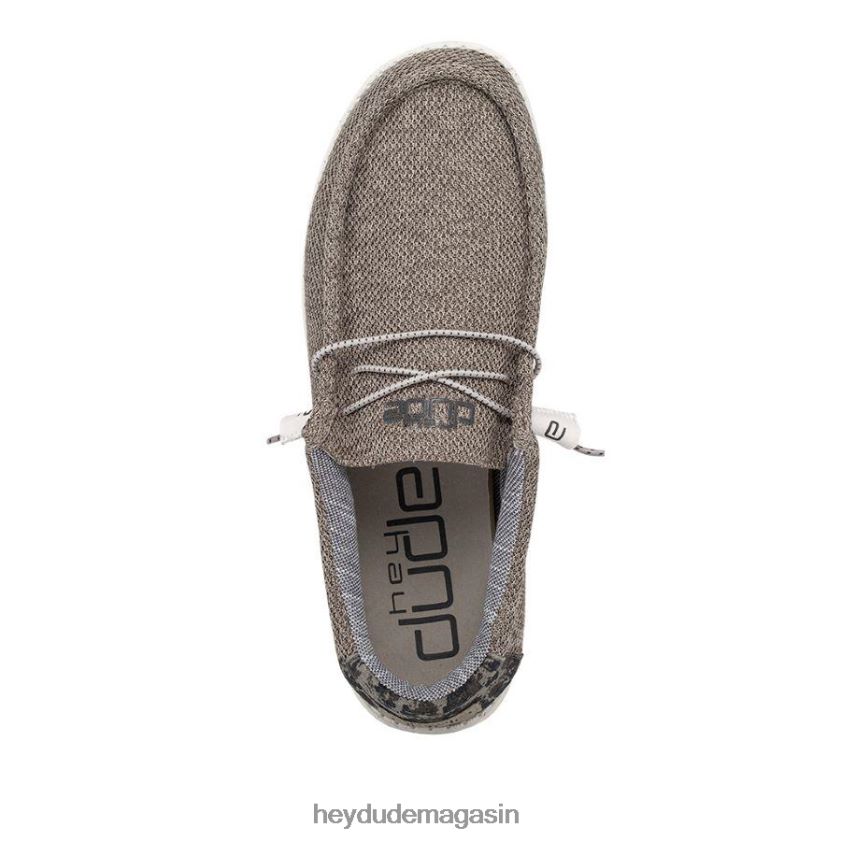 Hey Dude Hommes Wally s'étire camouflage de dunes de sable chaussures DT40T4326