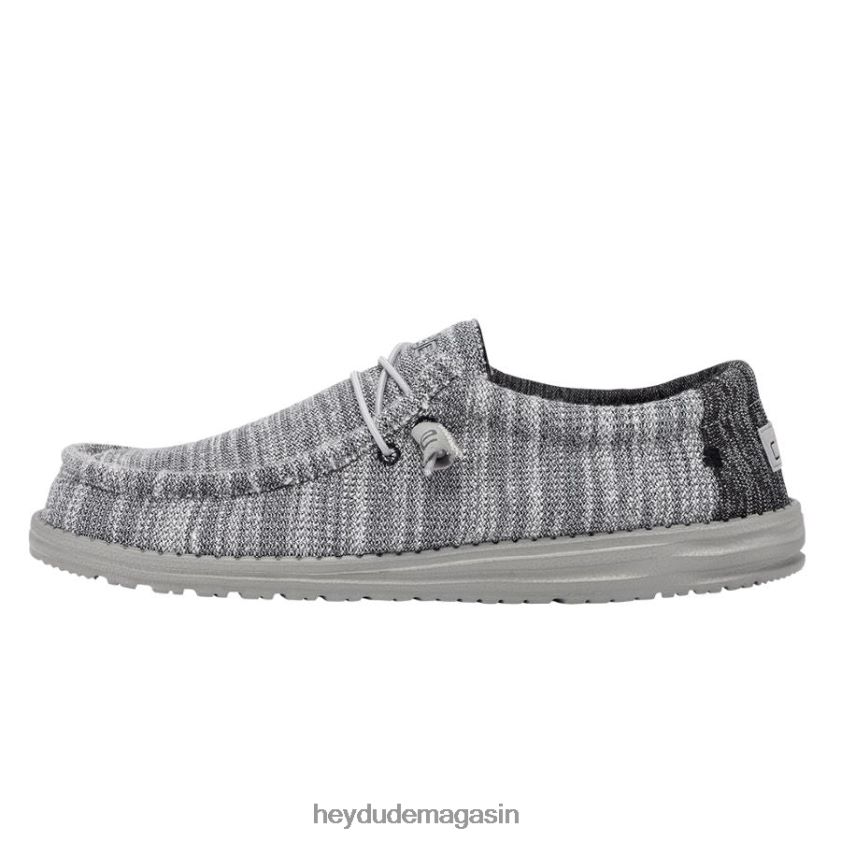 Hey Dude Hommes Wally s'étire mélange de platine chaussures DT40T4313