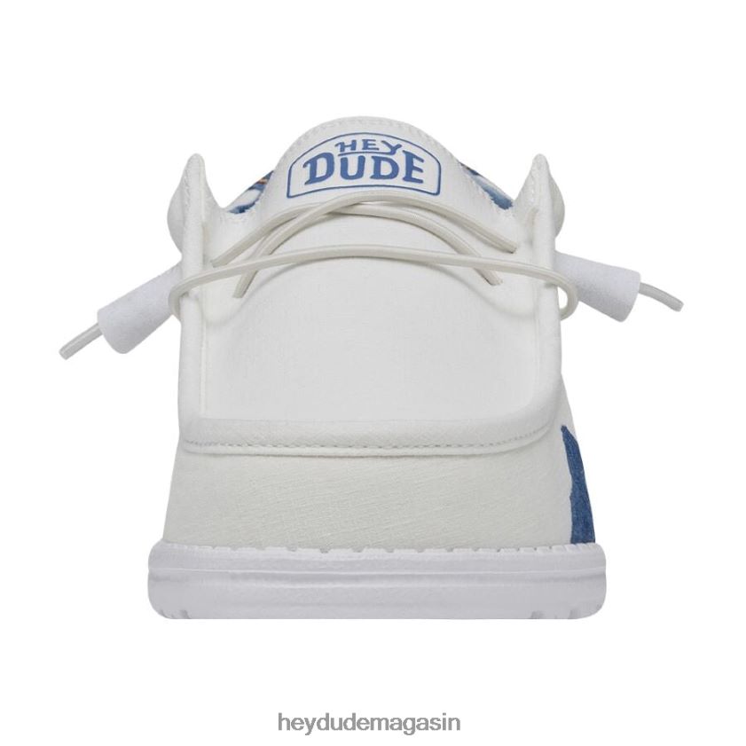 Hey Dude Hommes aquarelle de wally colorado blanc chaussures DT40T4368