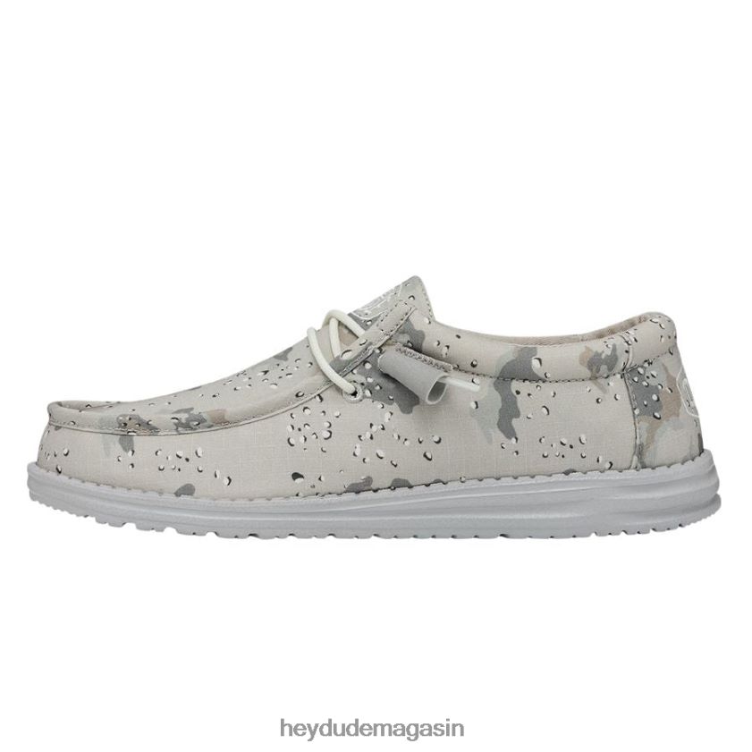 Hey Dude Hommes camouflage mural camouflage du désert en niveaux de gris chaussures DT40T4432