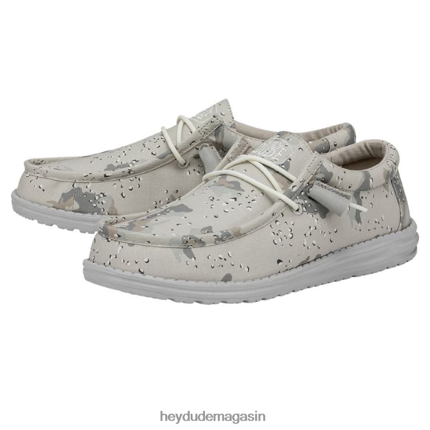 Hey Dude Hommes camouflage mural camouflage du désert en niveaux de gris chaussures DT40T4432