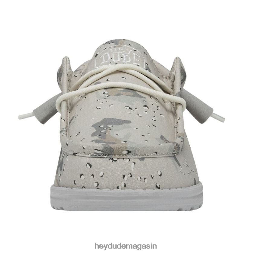 Hey Dude Hommes camouflage mural camouflage du désert en niveaux de gris chaussures DT40T4432