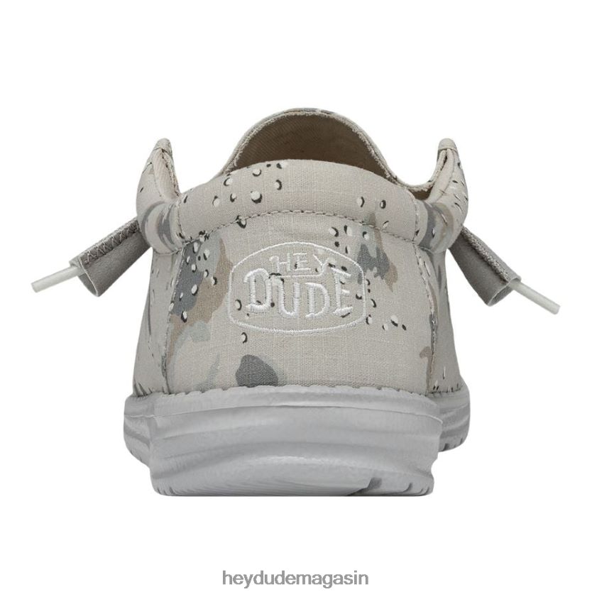 Hey Dude Hommes camouflage mural camouflage du désert en niveaux de gris chaussures DT40T4432