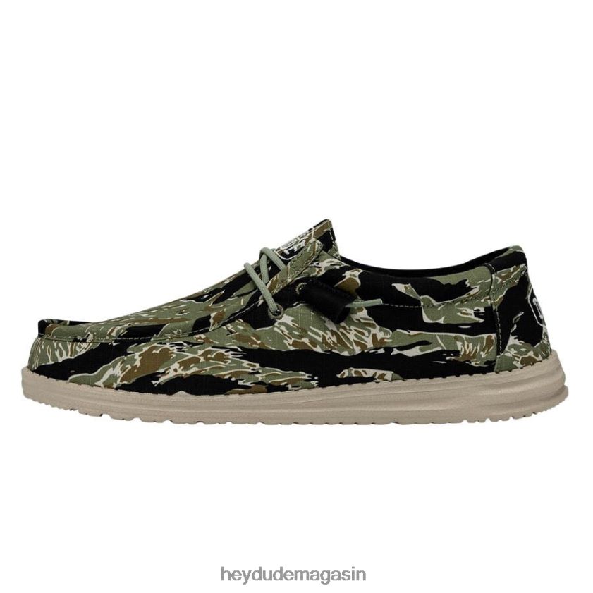 Hey Dude Hommes camouflage mural camouflage à rayures tigrées chaussures DT40T4476
