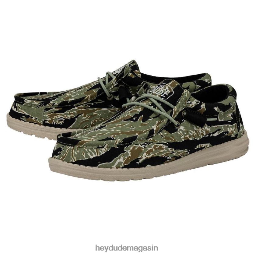 Hey Dude Hommes camouflage mural camouflage à rayures tigrées chaussures DT40T4476