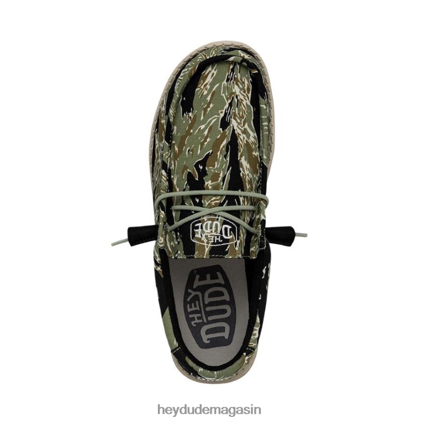Hey Dude Hommes camouflage mural camouflage à rayures tigrées chaussures DT40T4476
