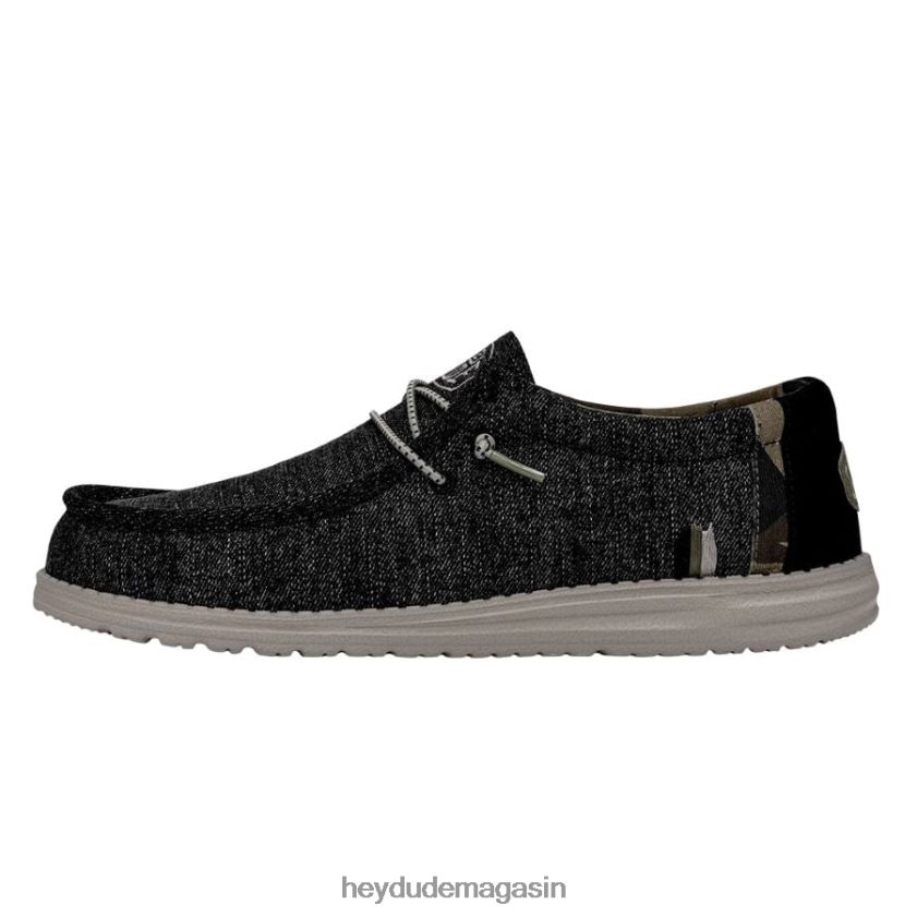 Hey Dude Hommes jean bohème wally brun chaussures DT40T4355