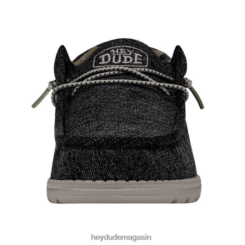 Hey Dude Hommes jean bohème wally brun chaussures DT40T4355