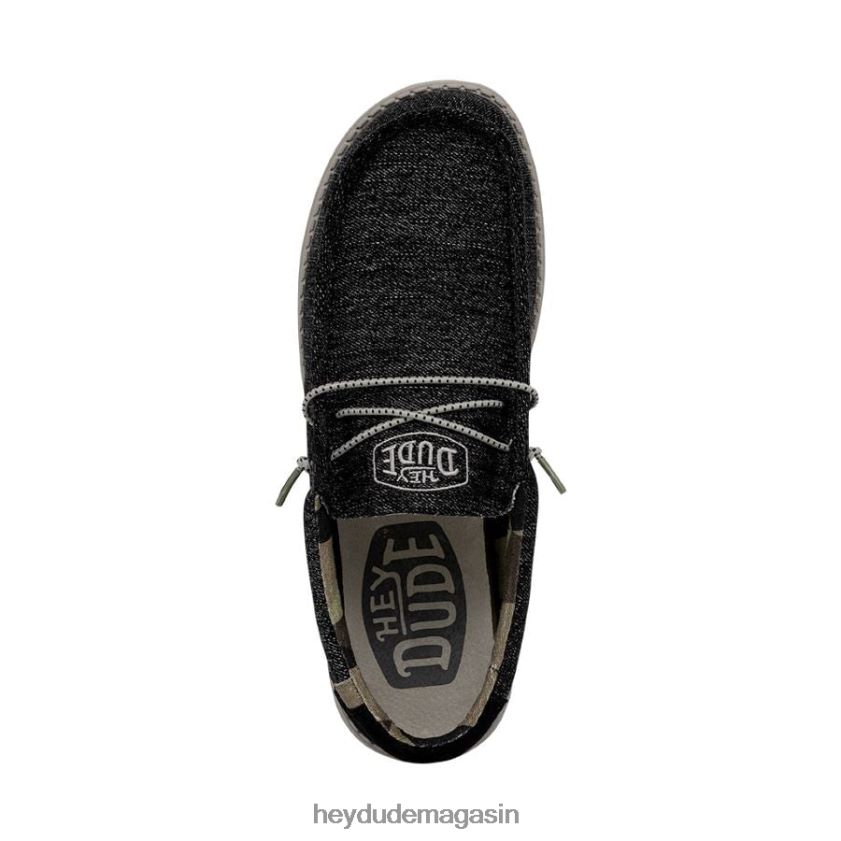 Hey Dude Hommes jean bohème wally brun chaussures DT40T4355