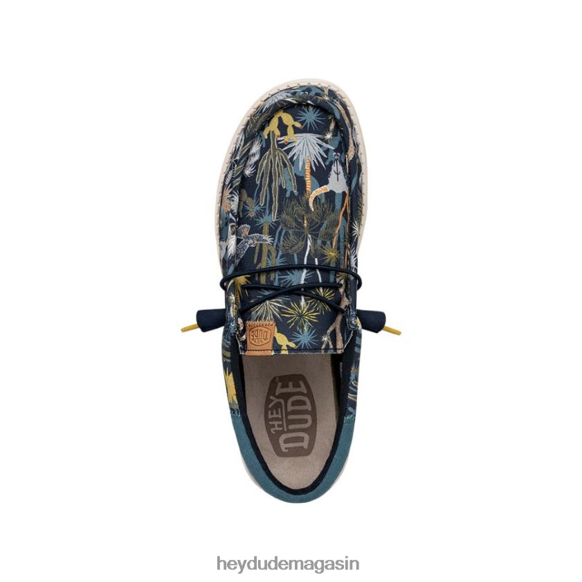 Hey Dude Hommes oasis de wally funk bleu chaussures DT40T4307