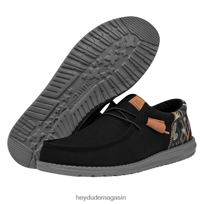 Hey Dude Hommes oasis de wally funk noir chaussures DT40T4308