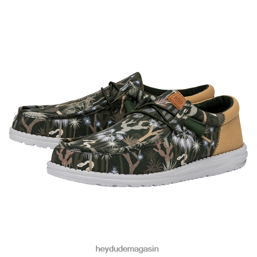 Hey Dude Hommes oasis de wally funk vert chaussures DT40T4310