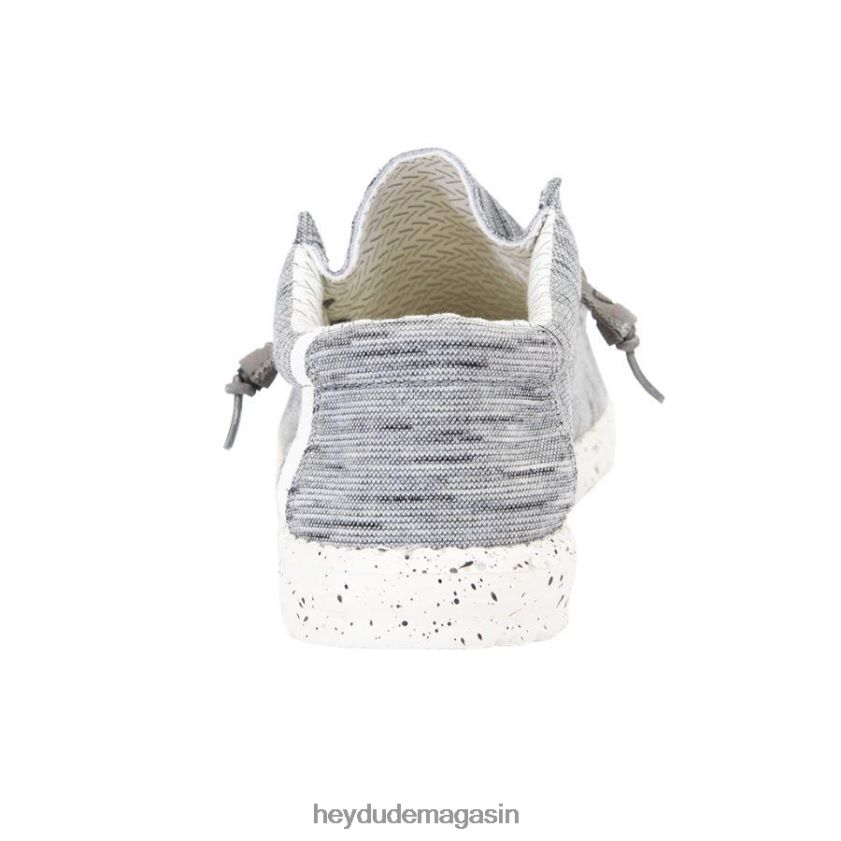 Hey Dude Hommes polaire extensible wally pierre blanche chaussures DT40T4462