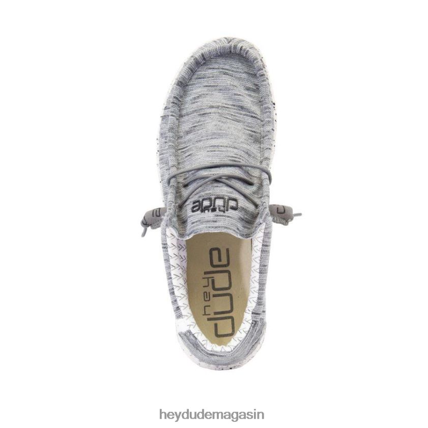 Hey Dude Hommes polaire extensible wally pierre blanche chaussures DT40T4462