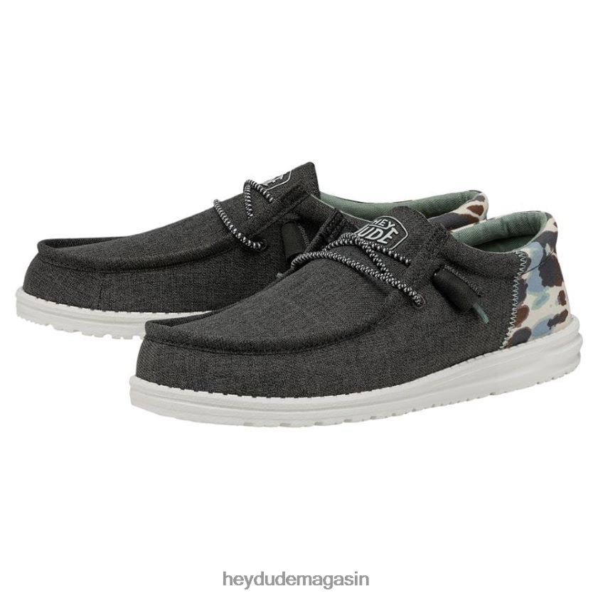 Hey Dude Hommes teinture de cravate wally funk gris chaussures DT40T4351
